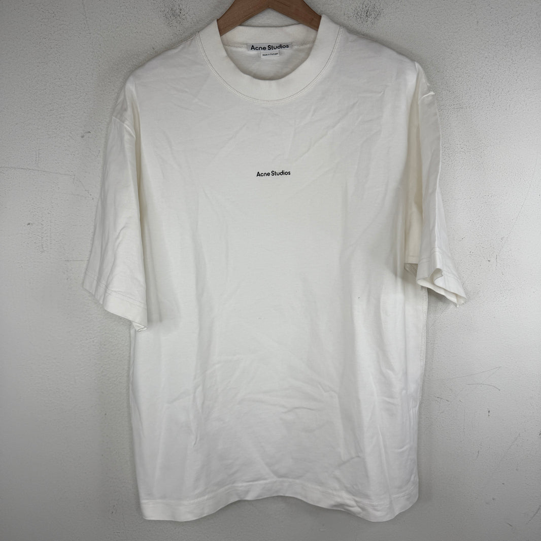 Acne Studios White Logo T-Shirt