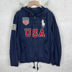 Ralph Lauren USA Big Pony Hooded Windbreaker