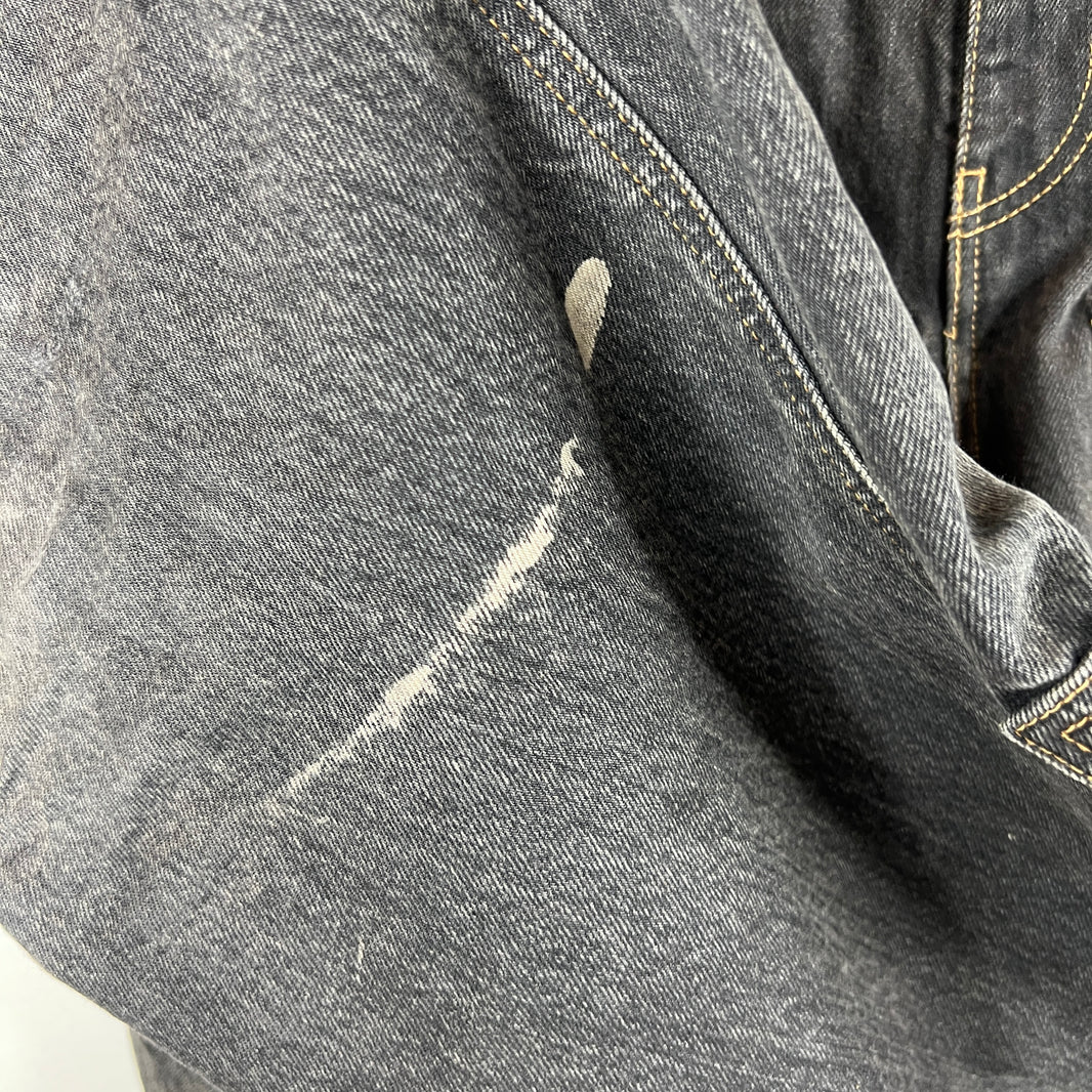 Balenciaga Washed Denim Convertible Cargo Pants