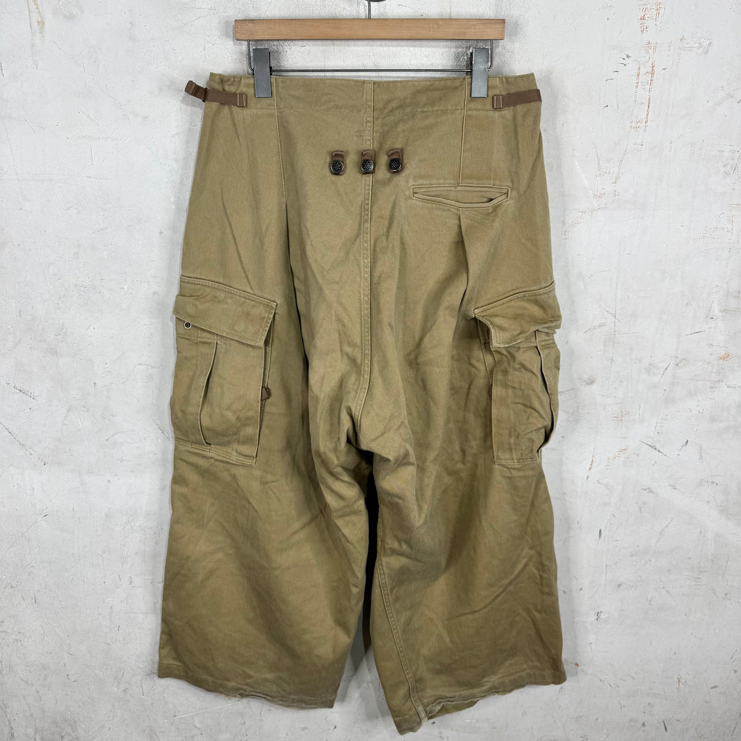 Kapital Heavy Canvas Wide Leg Cargo Pants