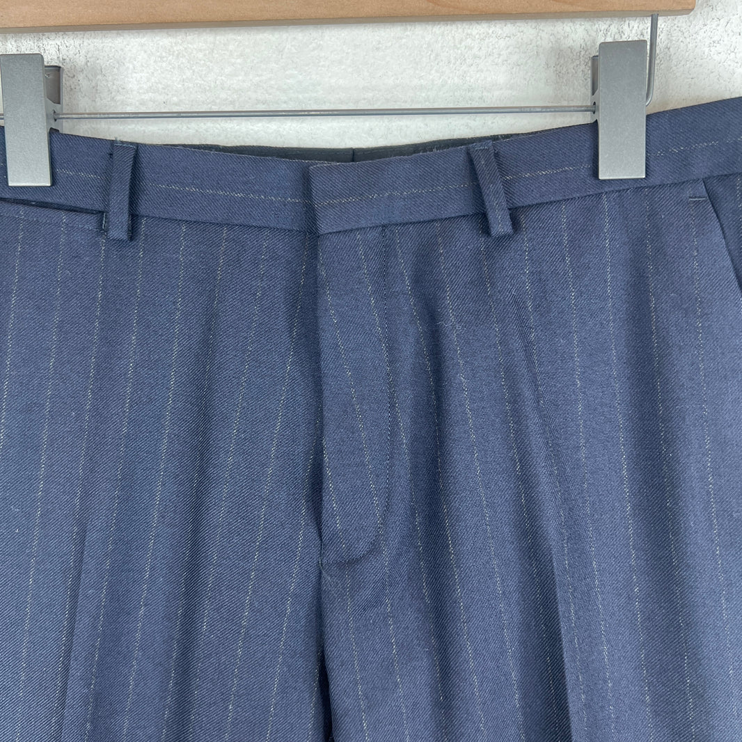 Dries Van Noten Striped Navy Suit Set