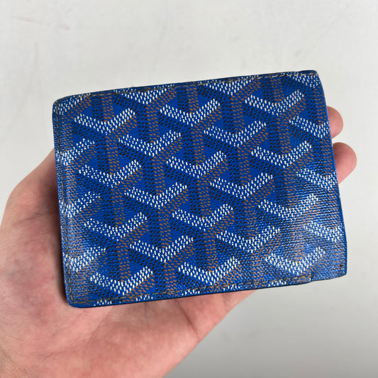 Goyard Blue Bifold Wallet
