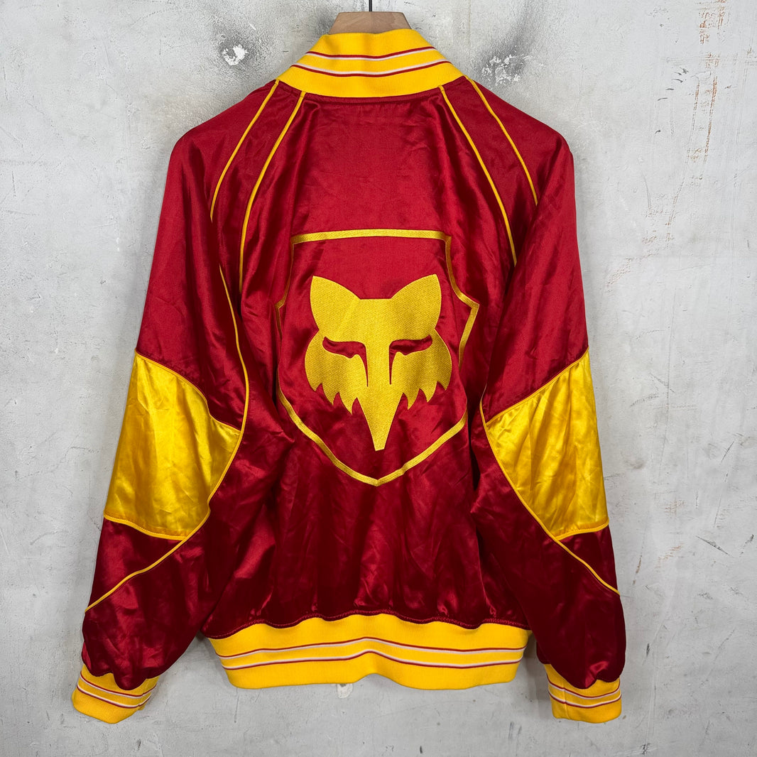 Kiko Kostadinov x Fox Satin Paneled Bomber
