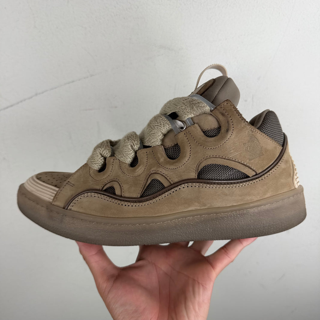 Lanvin Beige Curb Sneakers