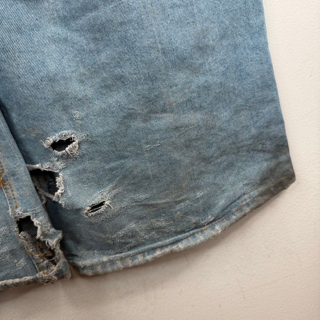 Diesel Baggy Blue Distressed Jeans