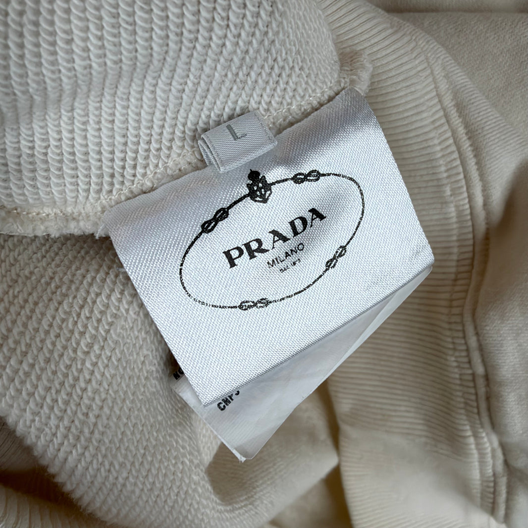 Prada Cropped Logo Polo Shirt