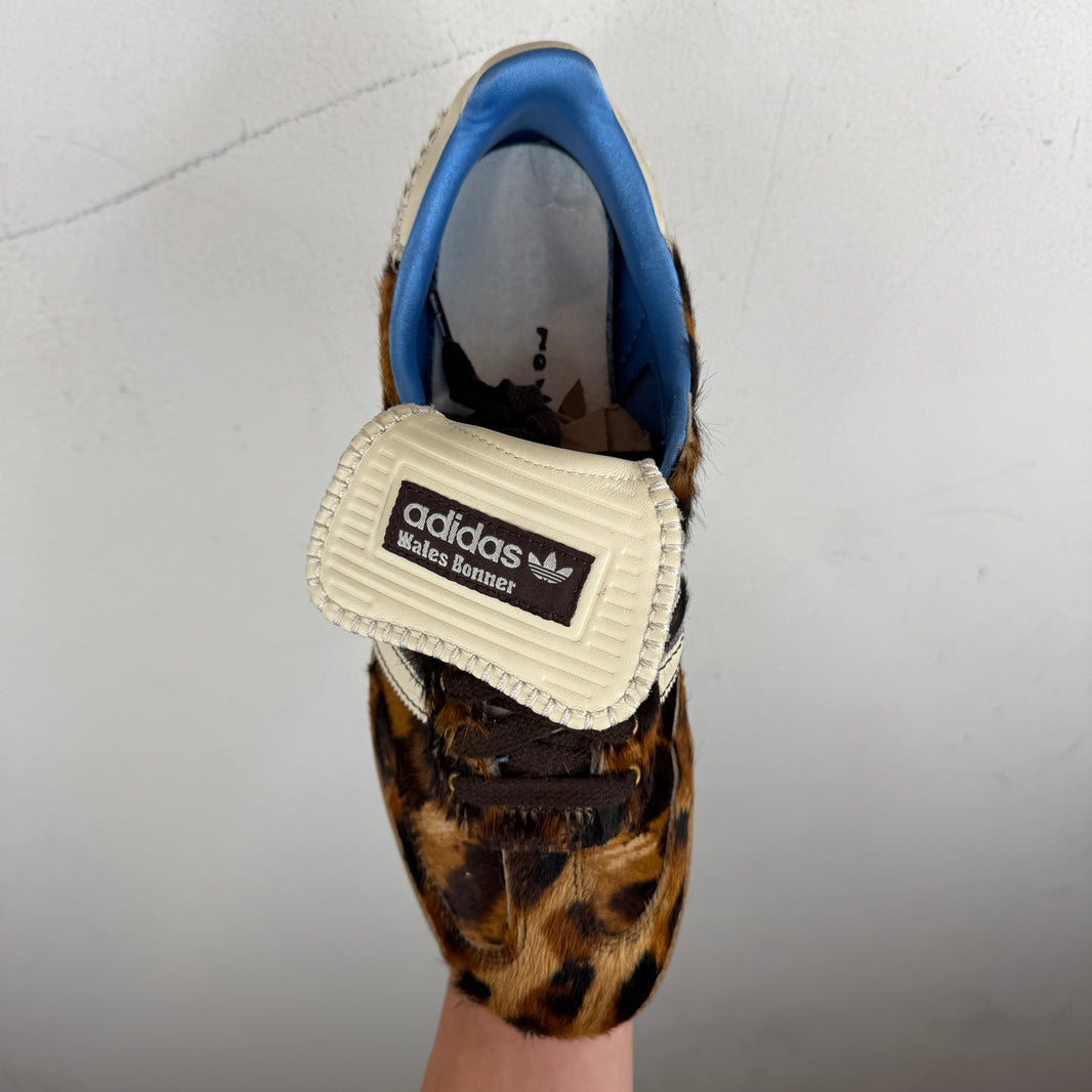 Adidas Wales Bonner Leopard Ponyhair Samba Sneakers