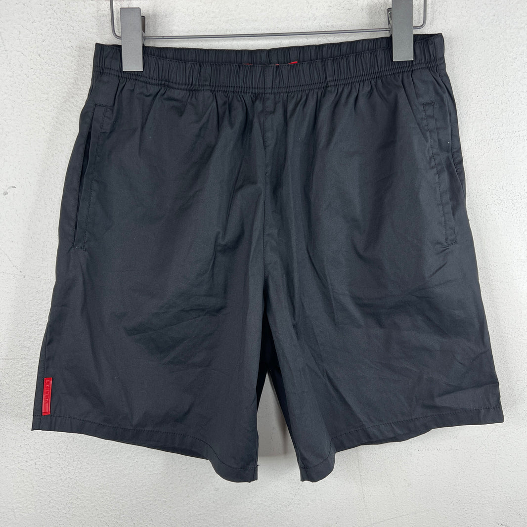 Prada Black Nylon Swim Shorts