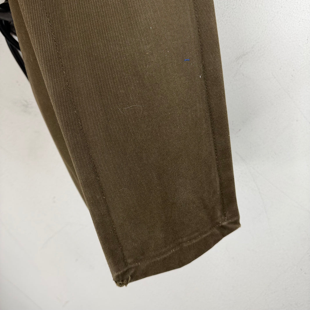 Saint Laurent Green Rive Gauche Canvas Bag