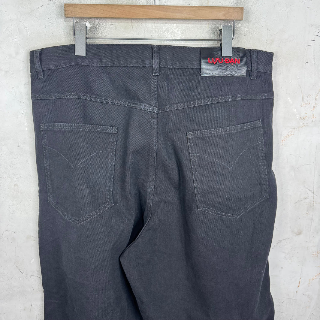 Luu Dan Wide Zipper Jeans
