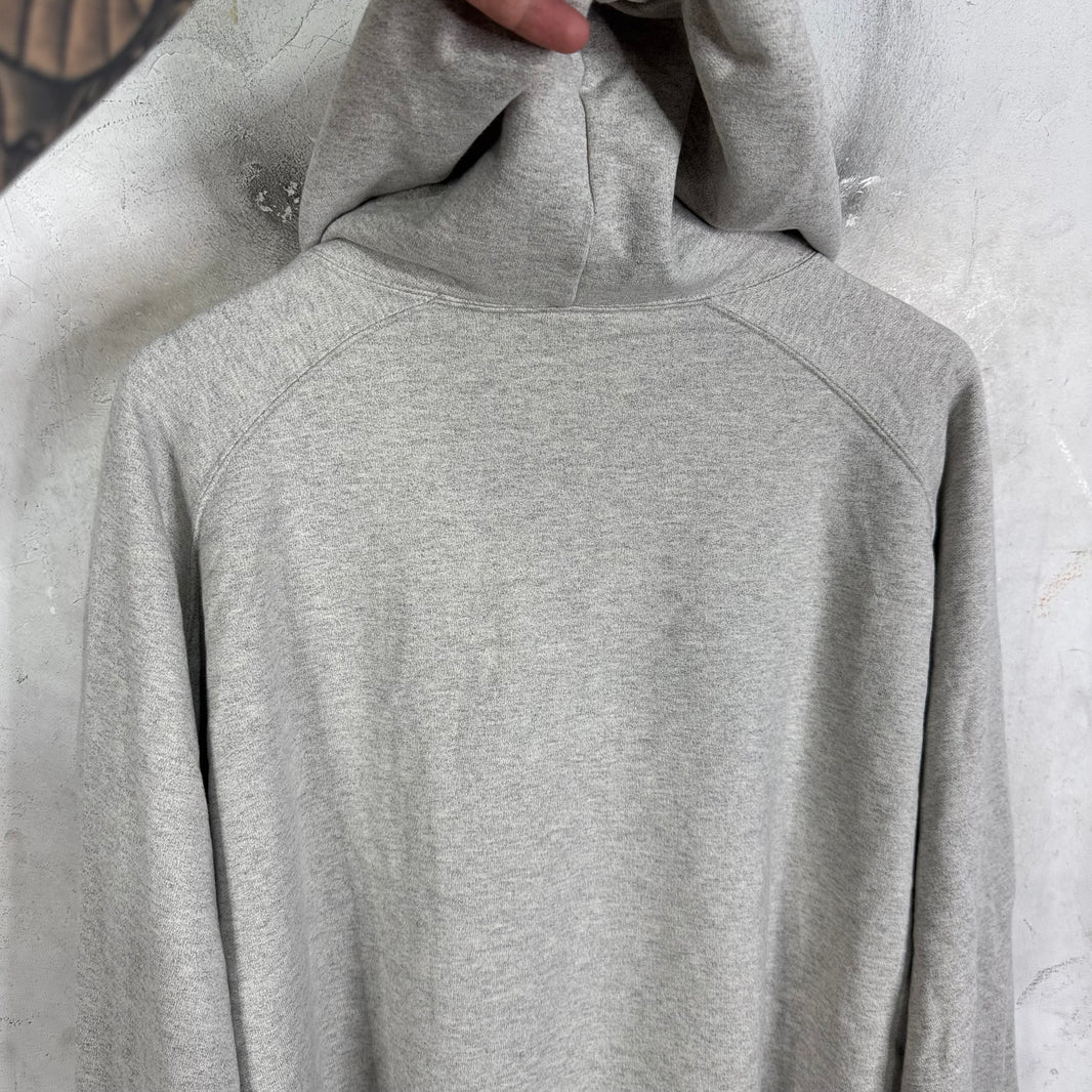 Auralee Grey Raglan Cut Hoodie