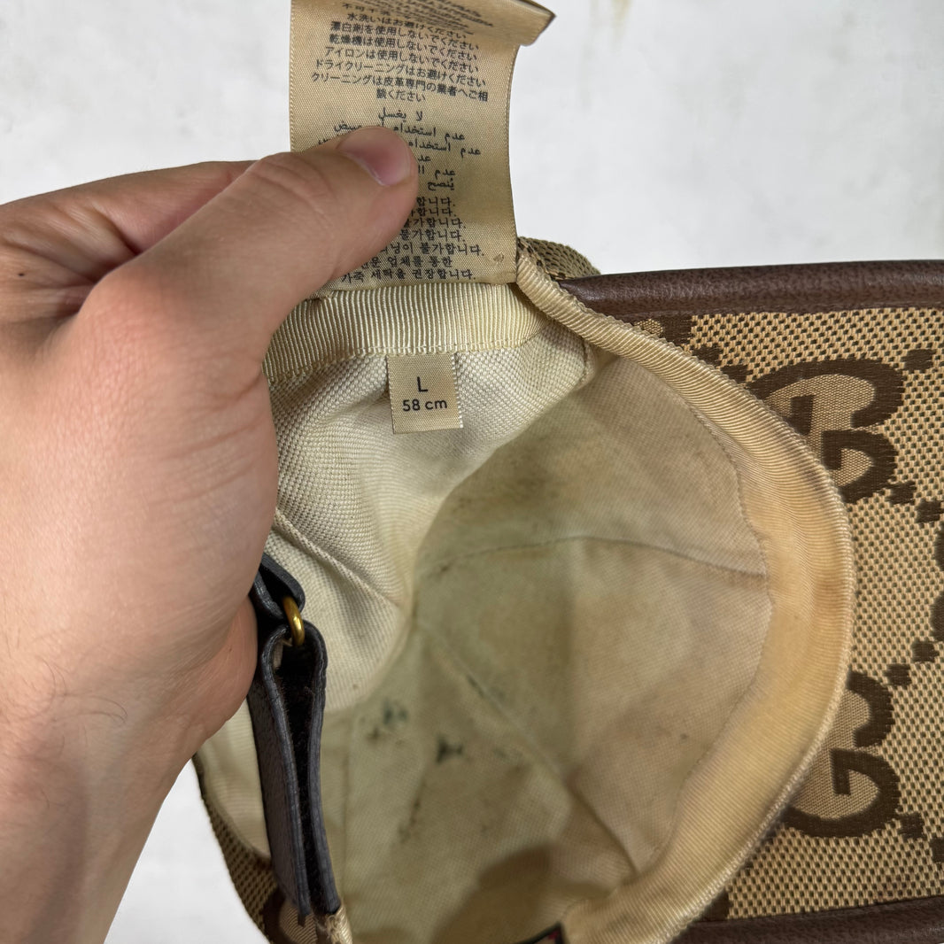 Gucci Large Woven Monogram Hat