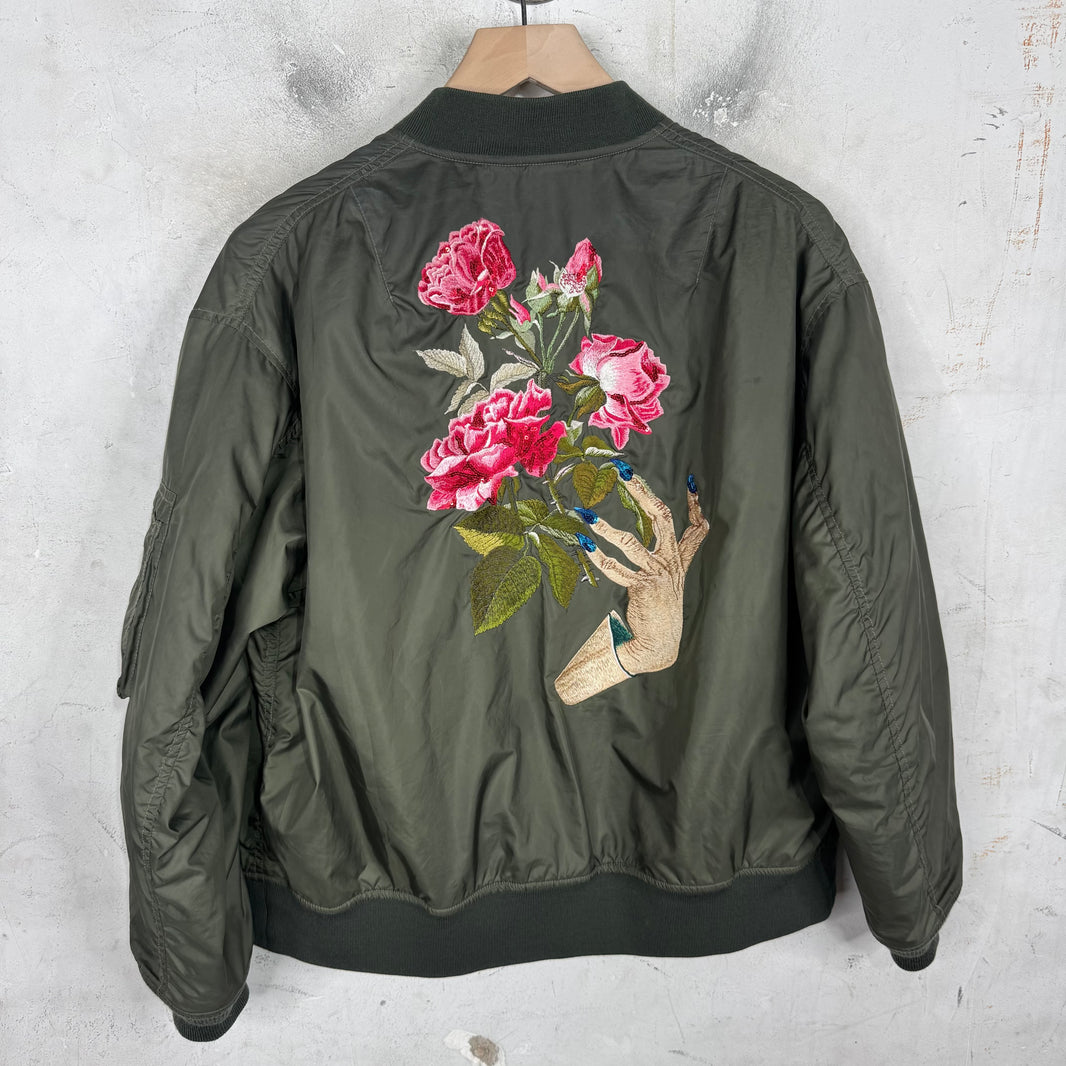 Undercover Sequined Embroidered Hand Bomber