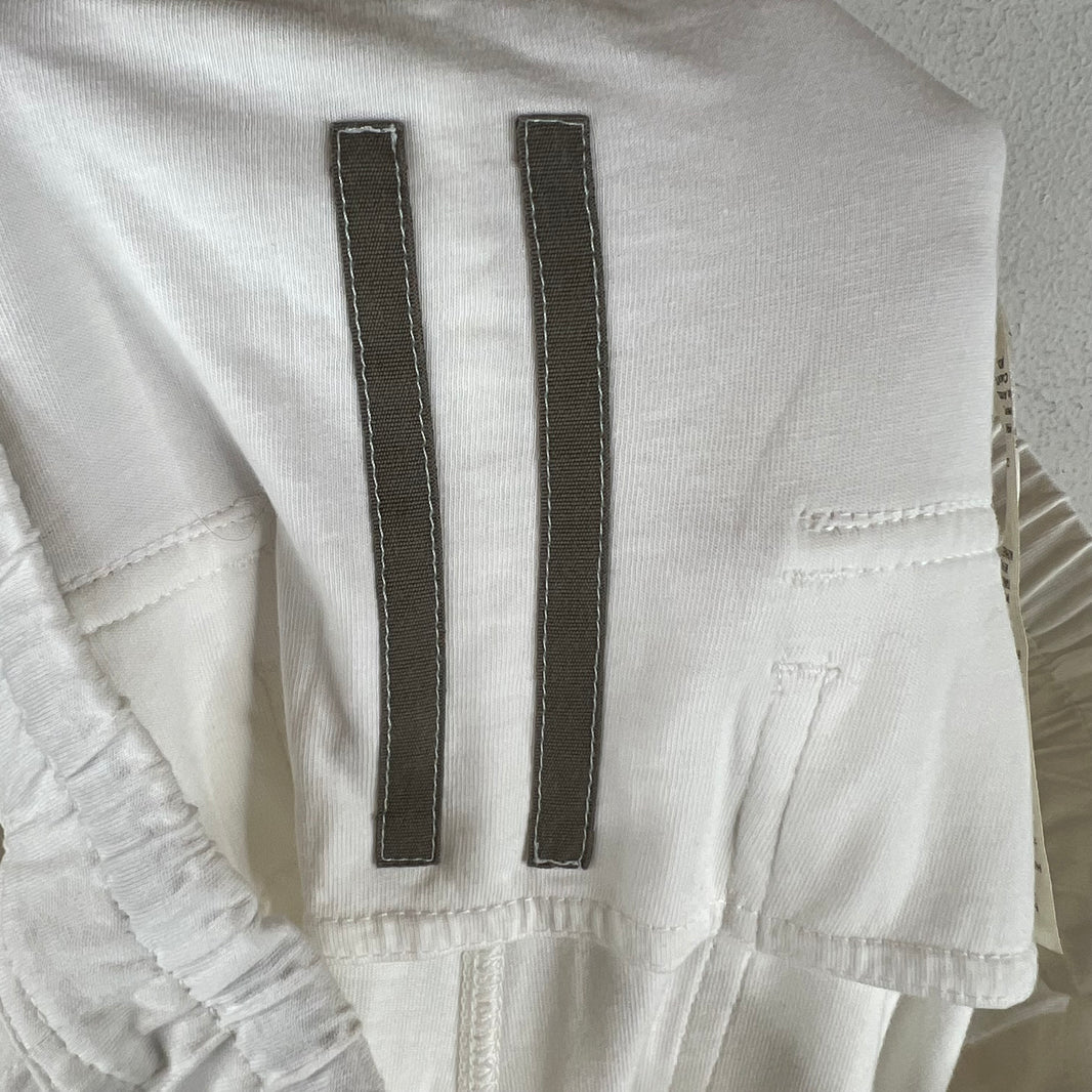 DRKSHDW White Thin Cotton Pusher Pants