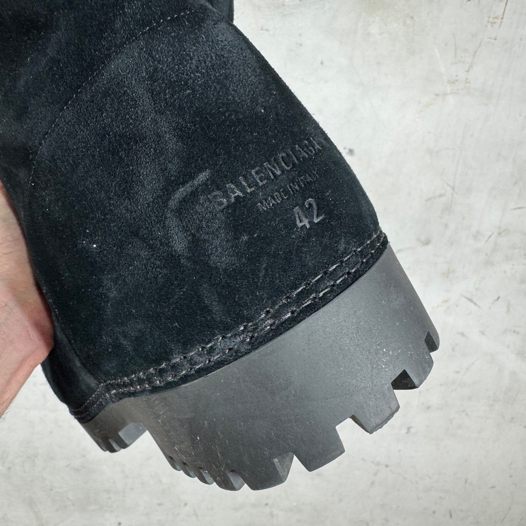 Balenciaga Suede Alaska High Boots