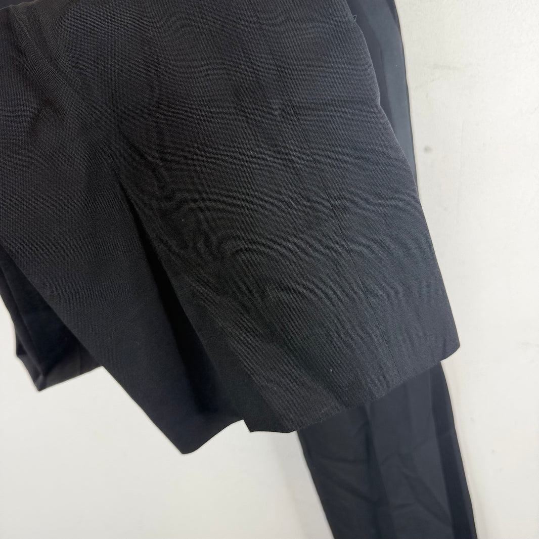Saint Laurent Black Side Stripe Trousers