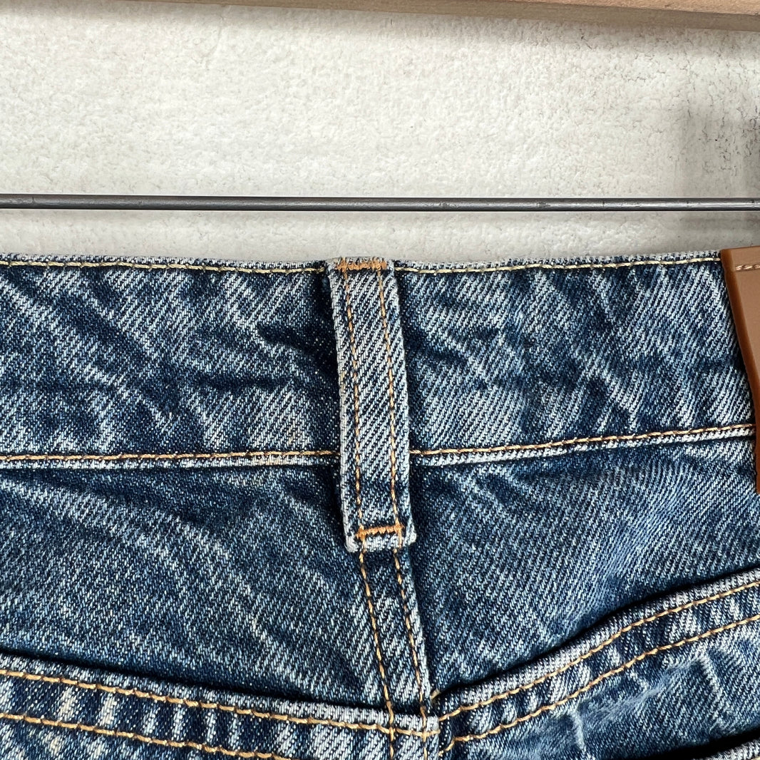 Our Legacy Treble Cut Wide Leg Denim Jeans