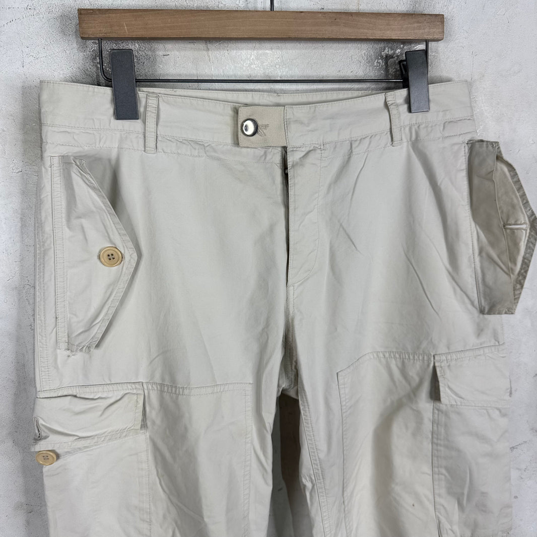 Prada Beige Low Rise Cargos