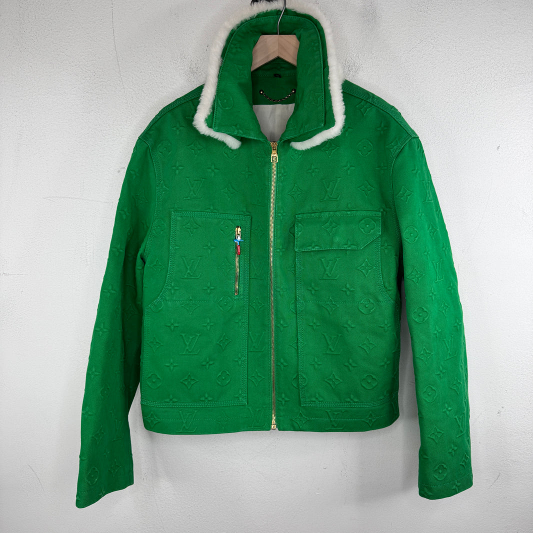 Louis Vuitton Green Monogram Work Jacket
