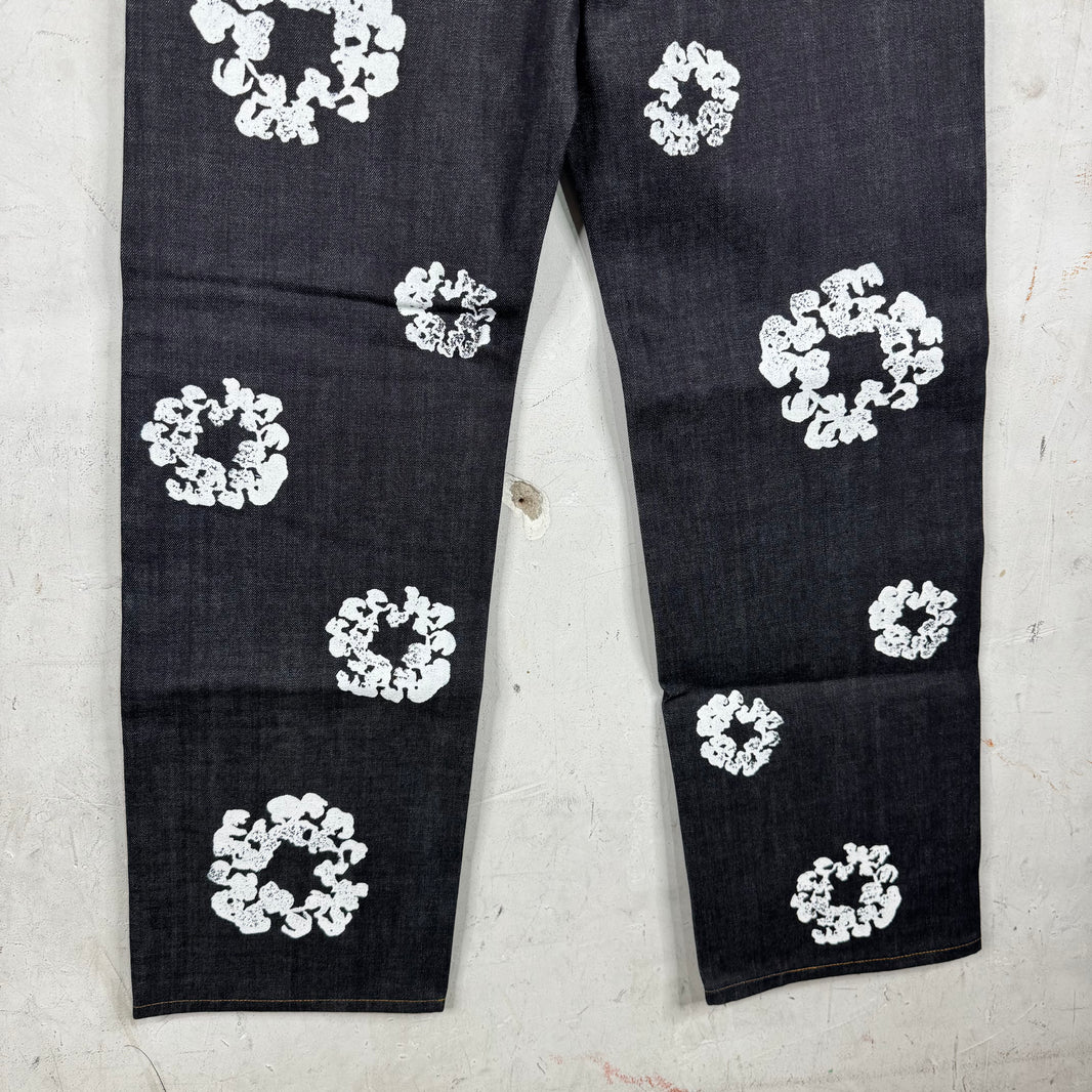 Denim Tears Raw Denim Wreath Jeans