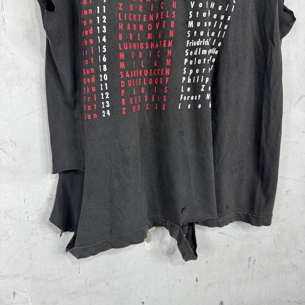 Vintage Slayer Aggression 91' Tour Cutoff T-Shirt