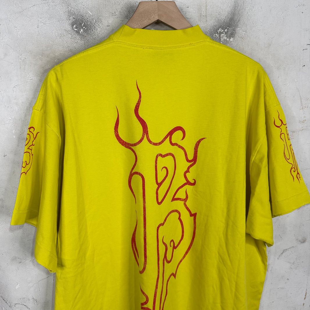Balenciaga Yellow Darkwave T-Shirt
