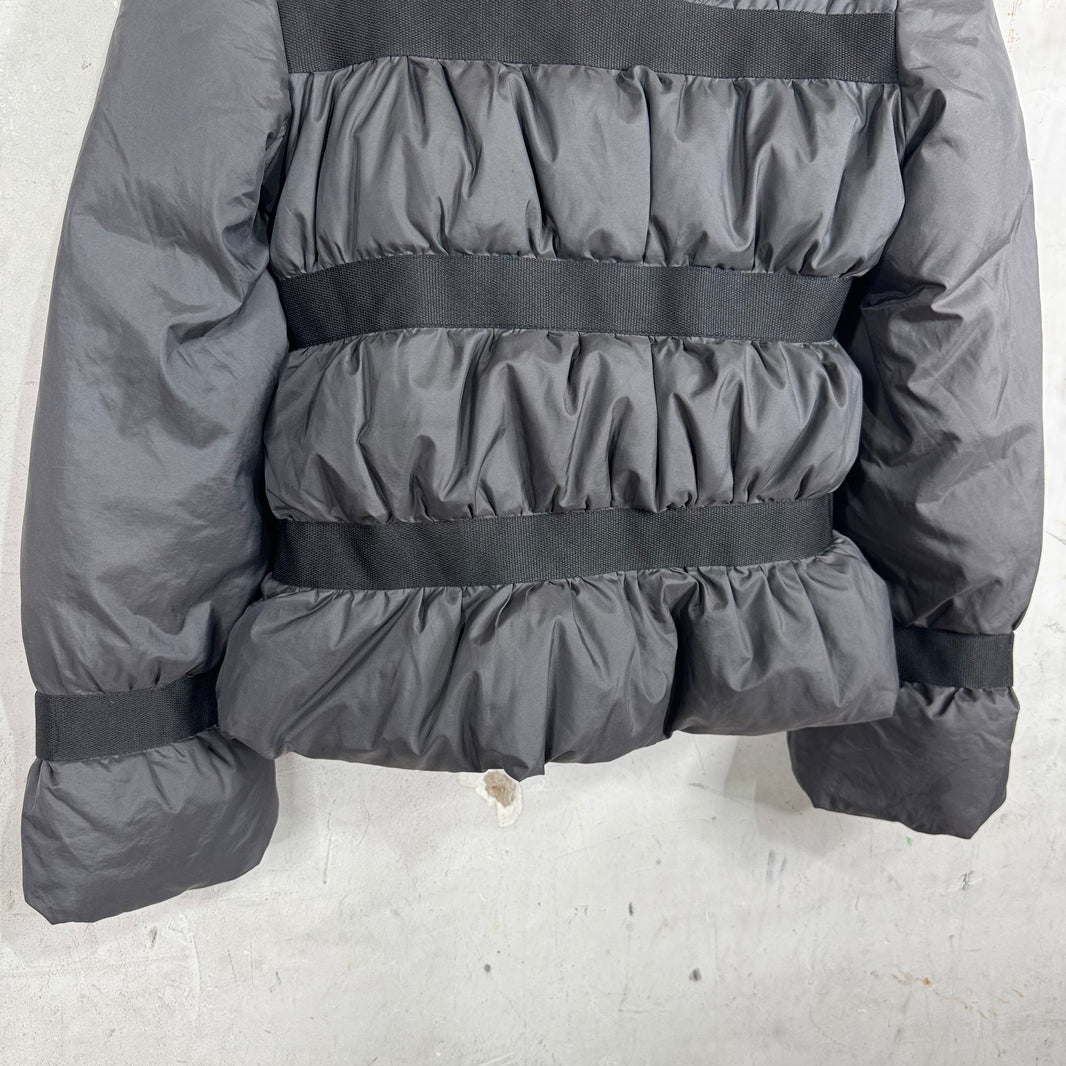 Jean Paul Gaultier Vintage Grey Bondage Puffer