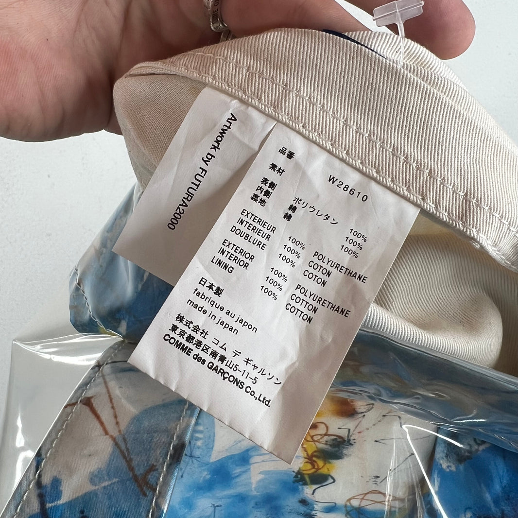 CDG Futura Patent Tote Bag