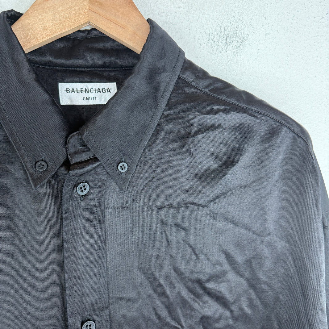 Balenciaga Oversized Satin Shirt