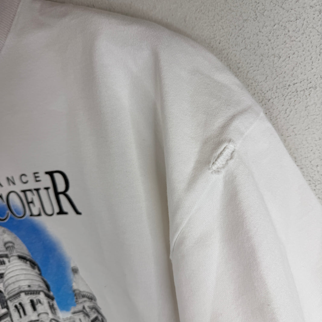 Balenciaga White Sacre Coeur T-Shirt