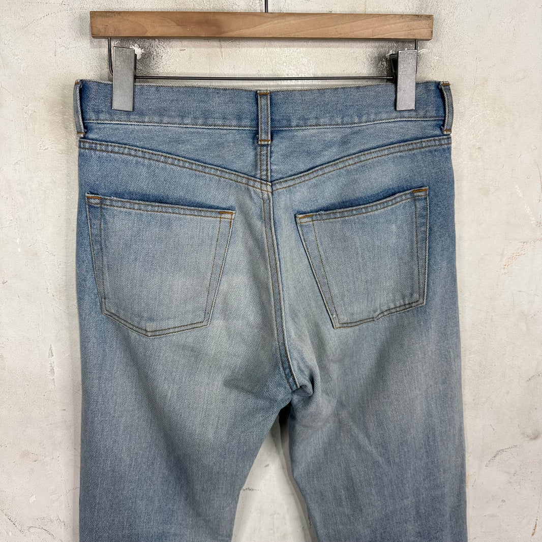 Balenciaga Lightwash Slim Straight Jeans
