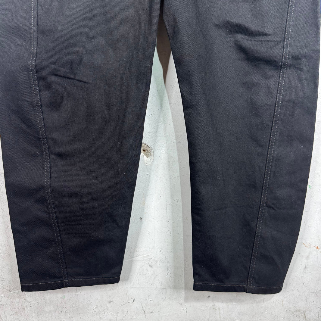Lemaire Black Wide Jeans