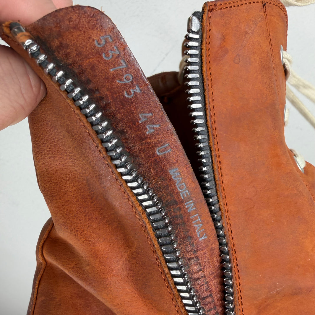 Rick Owens Leather Clay Ramones