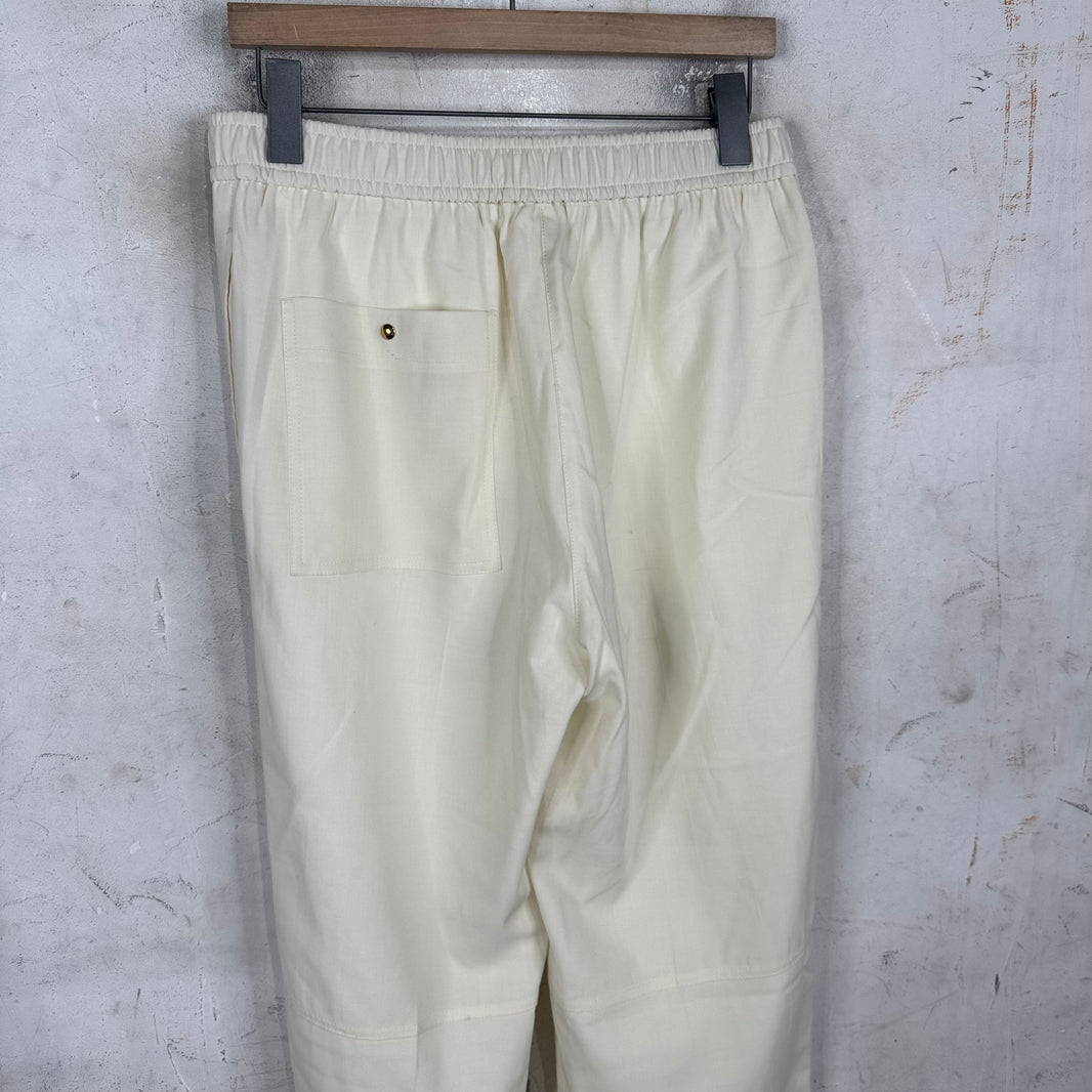 Louis Vuitton Wool Cream Pants