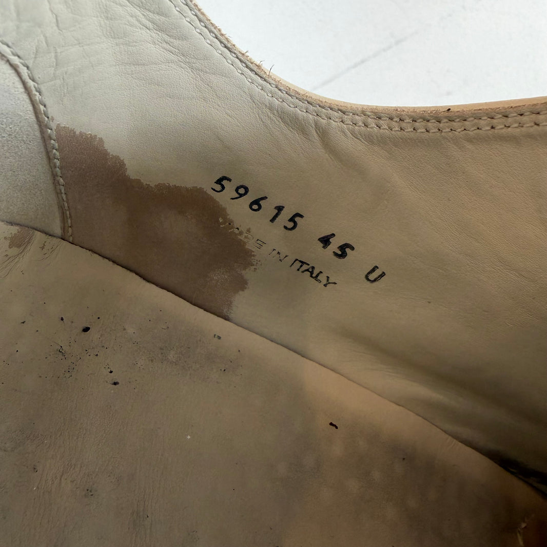 Rick Owens Milk Leather Ramone Lows