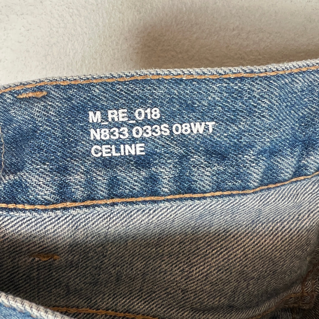 Celine Blue Kurt Distressed Denim Jeans
