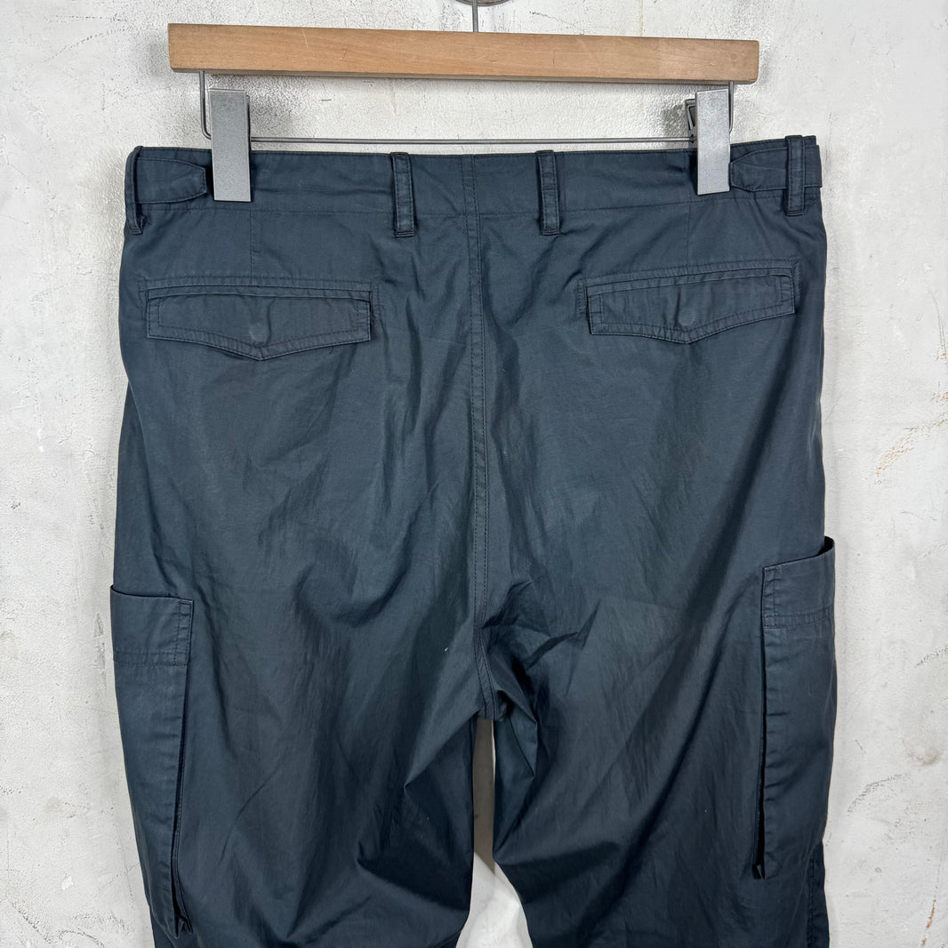 Dior Navy Thin Nylon Cargos