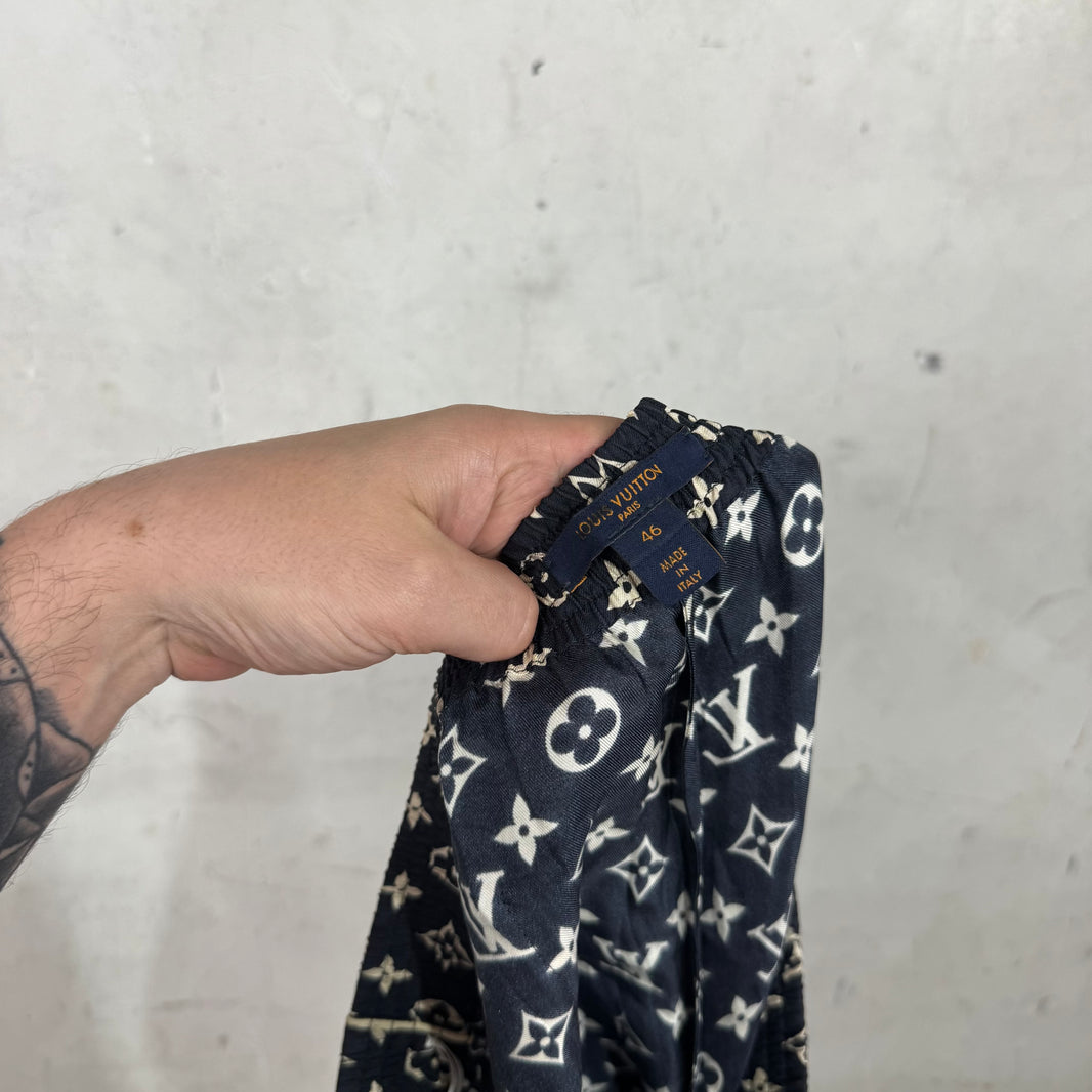 Louis Vuitton Silk Monogram Shorts
