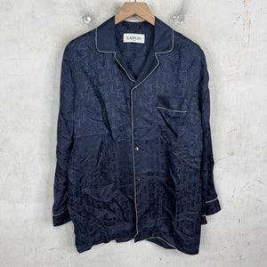 Lanvin Monogram Silk Shirt