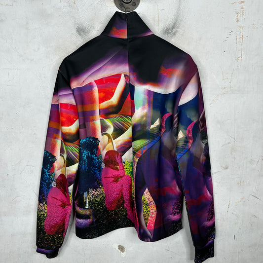 Prada ‘19 Psychedelic Back Zip Shirt
