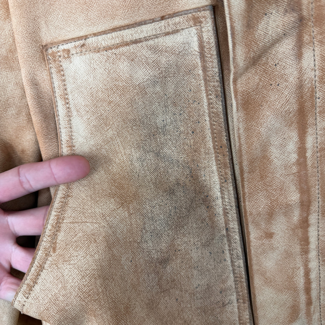 424 Leather Work Chore Jacket