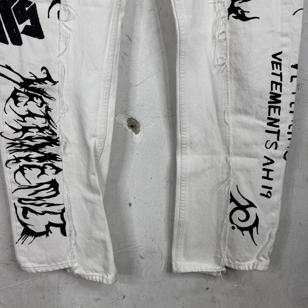 Vetements x Levis Rebuilt Tribal Jeans