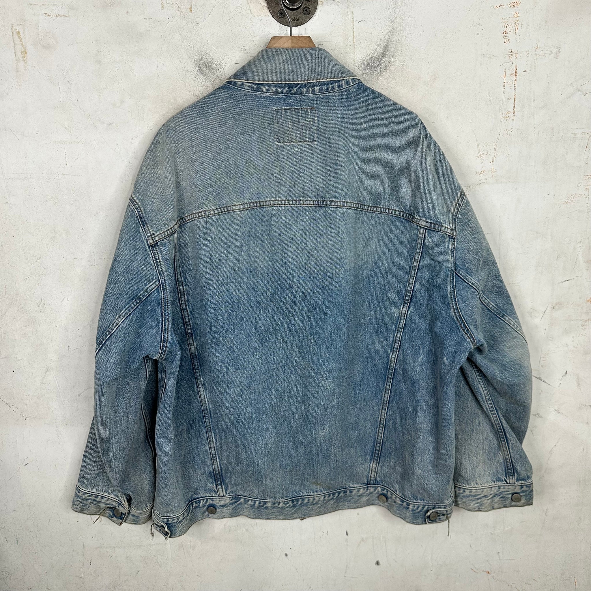 Acne Studios Threaded Oversized Denim Jacket