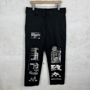 ERD Printed Collage Work Pants