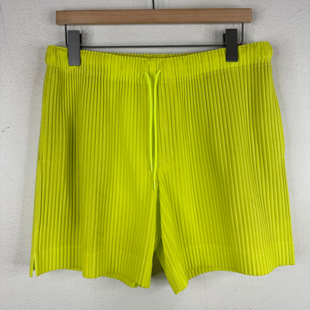 Issey Miyake Plisse Neon Shorts