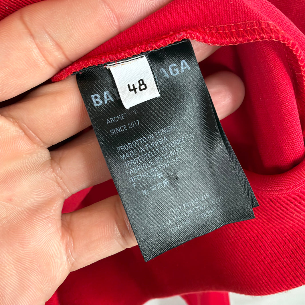 Balenciaga Red Copyright Track Jacket
