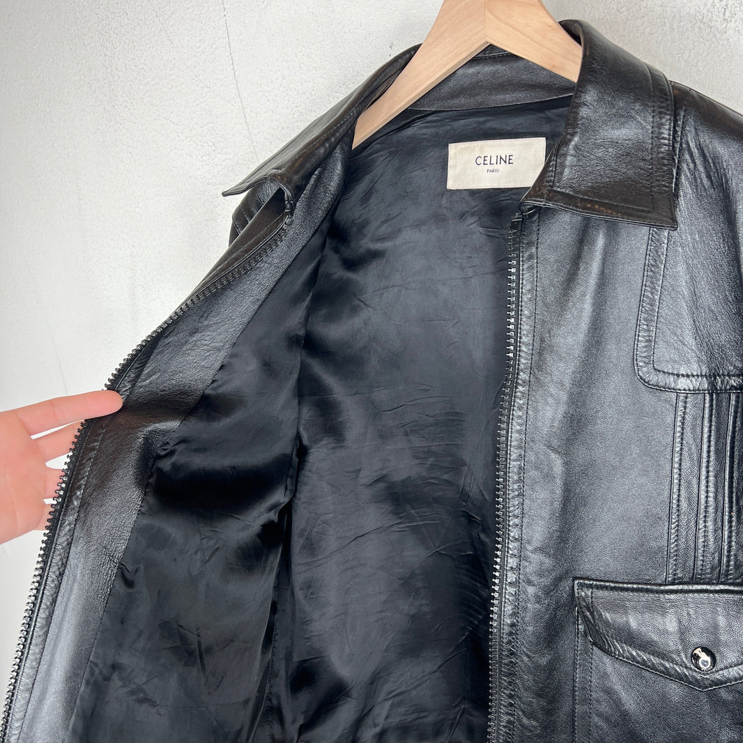Celine Blouson Leather Jacket