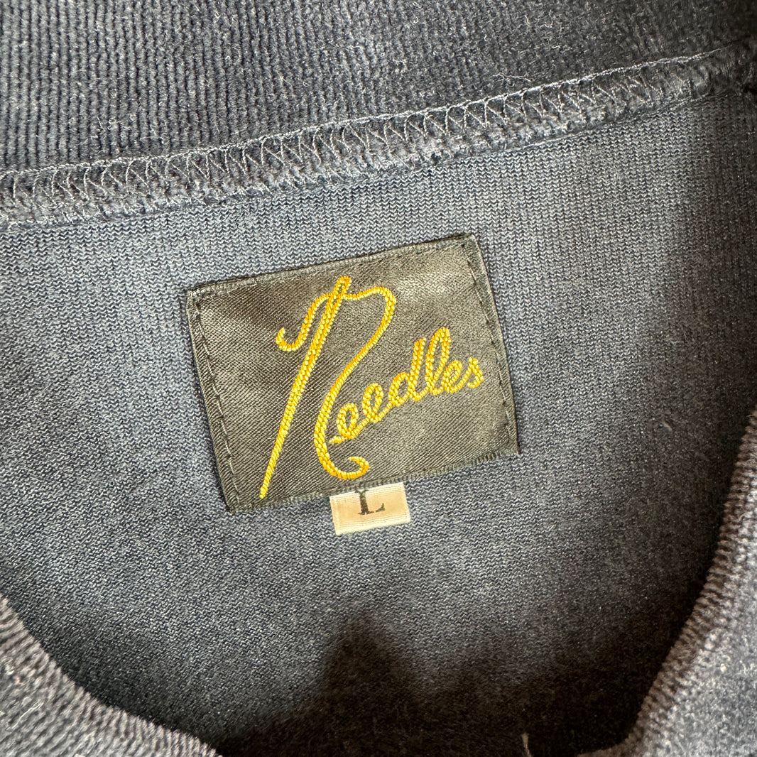 Needles Velour Navy/Red Track Jacket