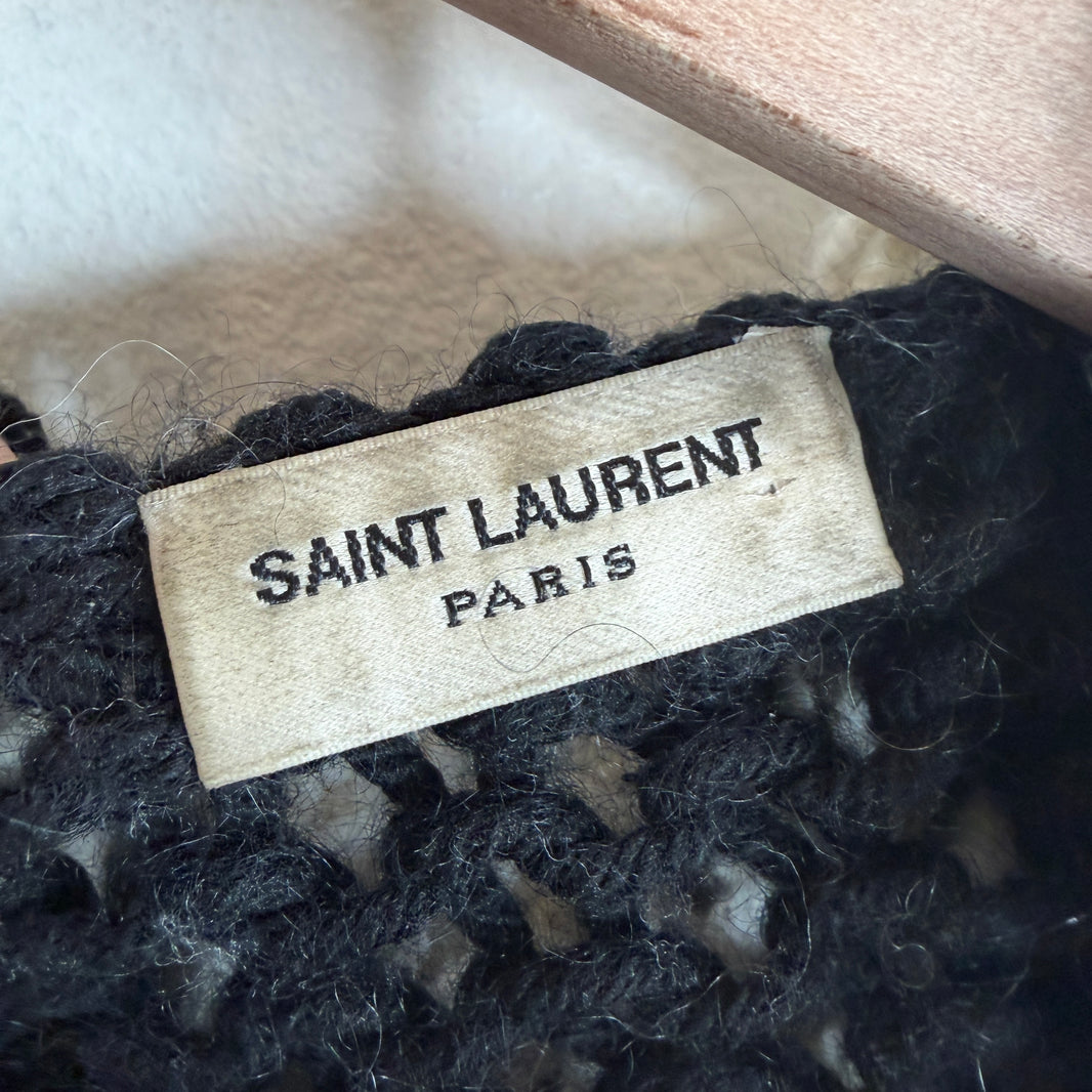 Saint Laurent Woven Striped Hoodie