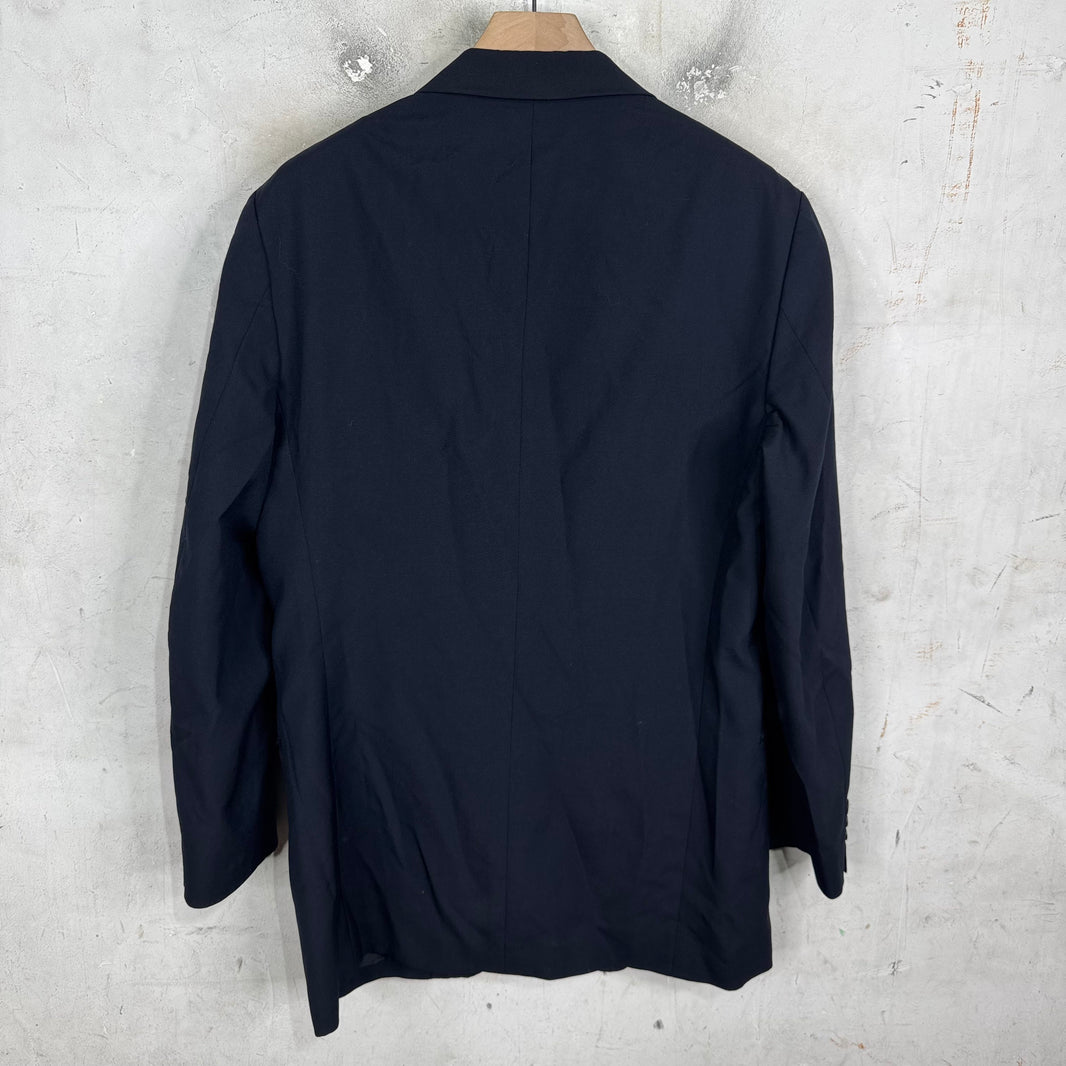 Issey Miyake Navy 3 Button Blazer